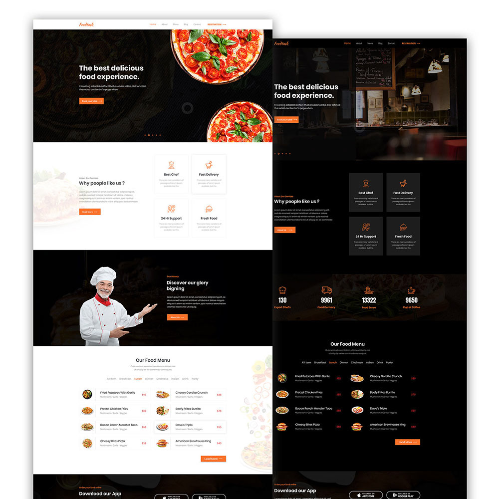 Pizza website